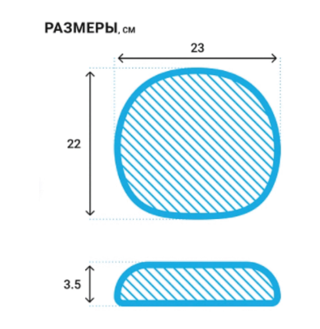 Детская ортопедическая подушка MIMI П27 Трелакс 1-18 месяцев с эффектом памяти купить в OrtoMir24